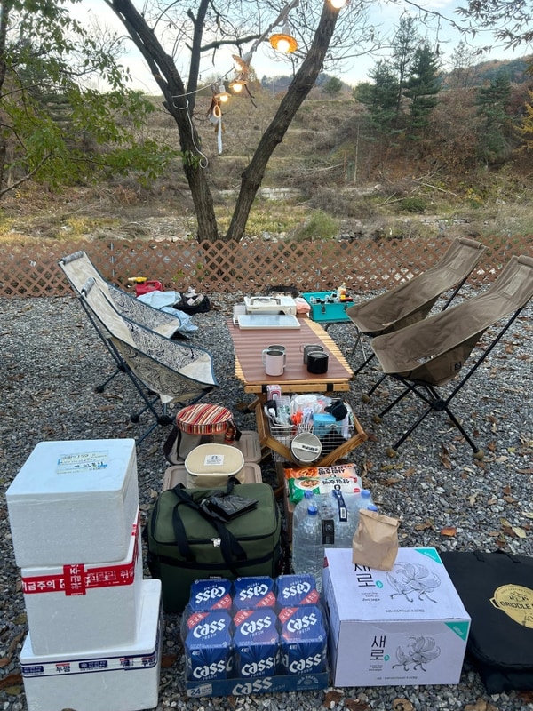 11월 가을 캠핑 힐링가평오토캠핑장