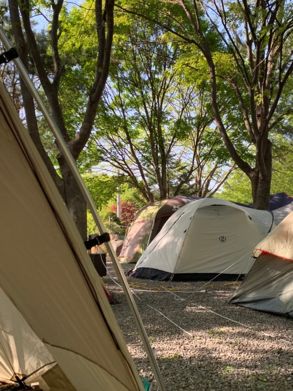 [캠핑 일기-7] 가평 개울가오토캠핑장, 계곡 캠핑장 추천, A-4...