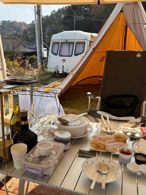 뚜벅이도 캠핑할 수 있는 전주 캠프 히어