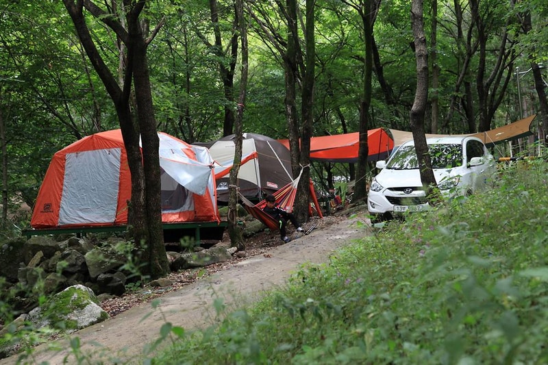 와룡자연휴양림 자동차야영장 시설 사진 14