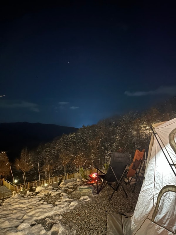 [춘천 캠핑장] 스칼라 캠프장 / B6,7- 차박캠핑 / 동계캠핑