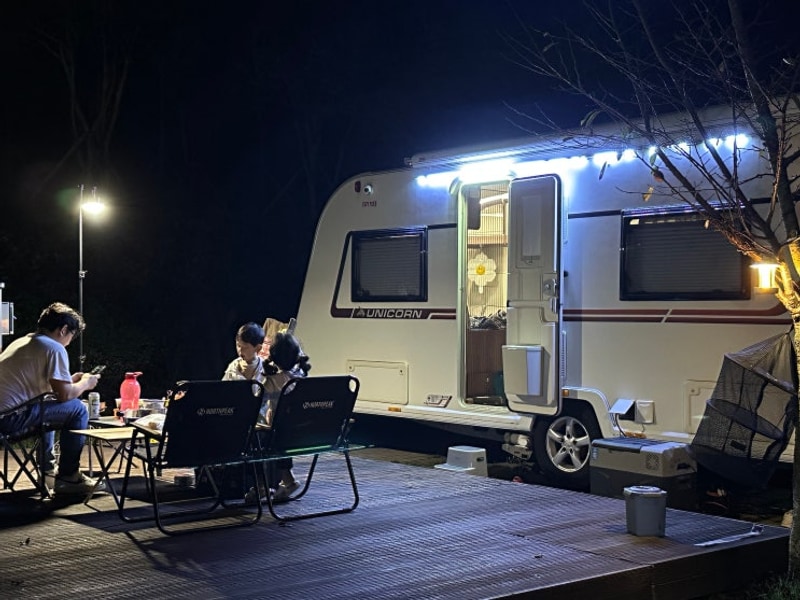 가성비 좋고 카라반 가능한 캠핑장 / 통영 케이블카 오토캠핑장