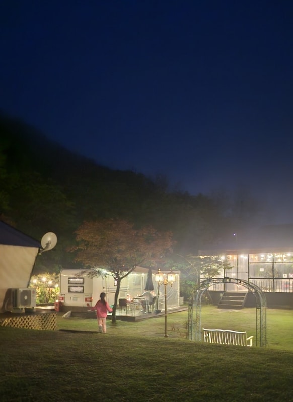 카라반에서의 하루 - 파주 초리포레스트 내돈내산 솔직후기