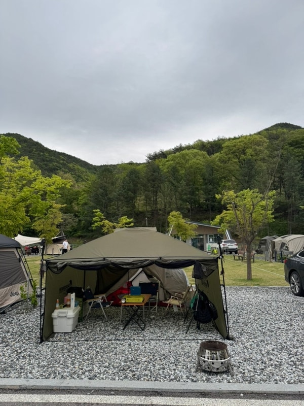 보은 북암농촌체험관 캠핑장 B4