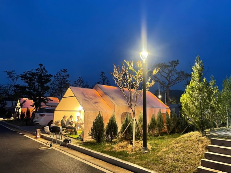 6/3 김제 대율저수지 캠핑과 트레일러닝