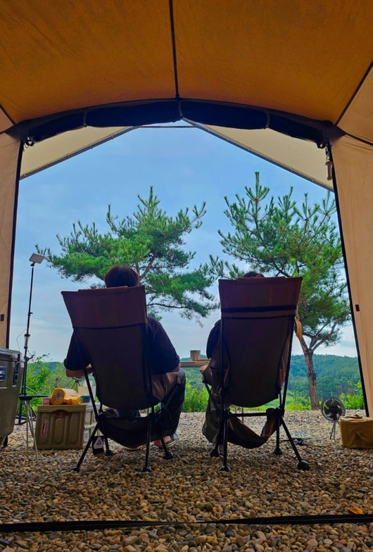 [여주] 뷰가 예쁜 타프존 캠핑장 "강천캠핑장"