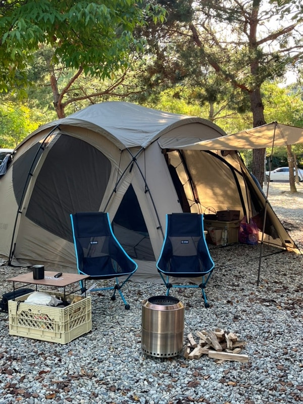 [캠핑] 홍천와캠핑 :: 내촌천 앞 조용하고 깔끔한, 퇴근박...