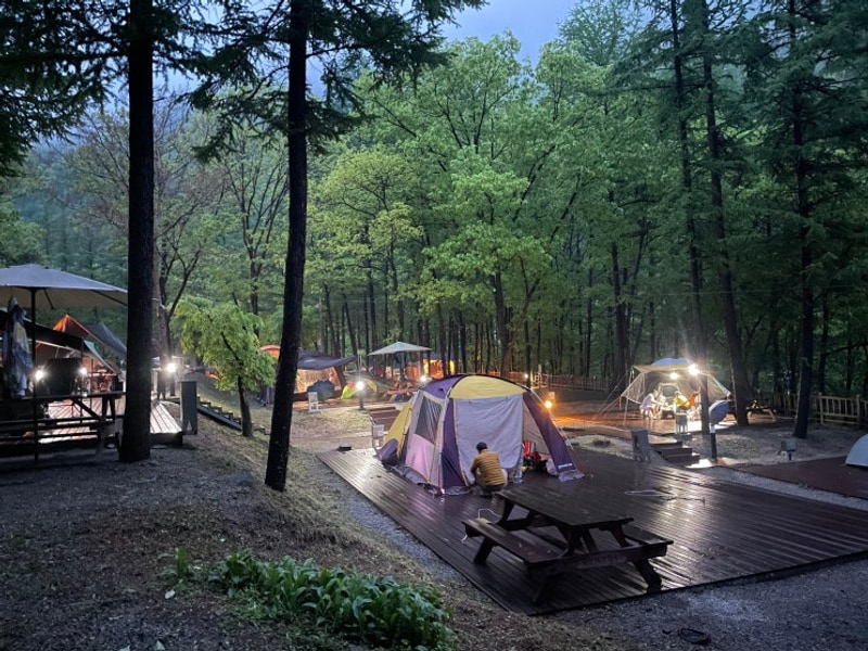 화천 만산동 국민여가 캠핑장