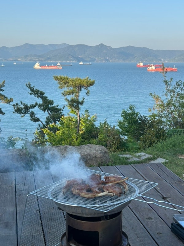 [여수] 더 스타 오토캠핑장  A2 사이트 뷰 상세정보 솔직후기