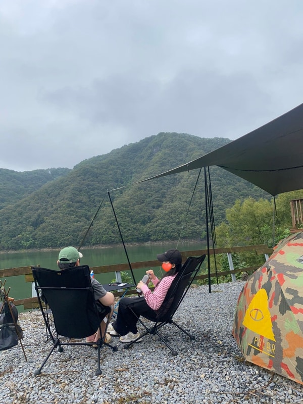 청풍호 호수뷰 제천 마린힐캠핑장