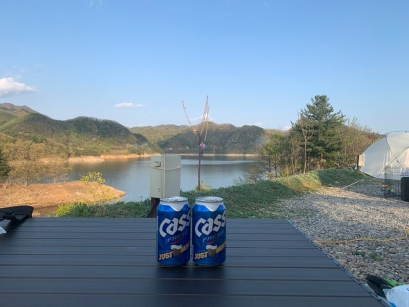 봄캠핑⛺️(충주호캠핑월드)