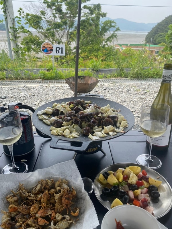 캠핑10ㅣ서산 노을빛바다캠핑장ㅣ명당B1ㅣ칠게해루질