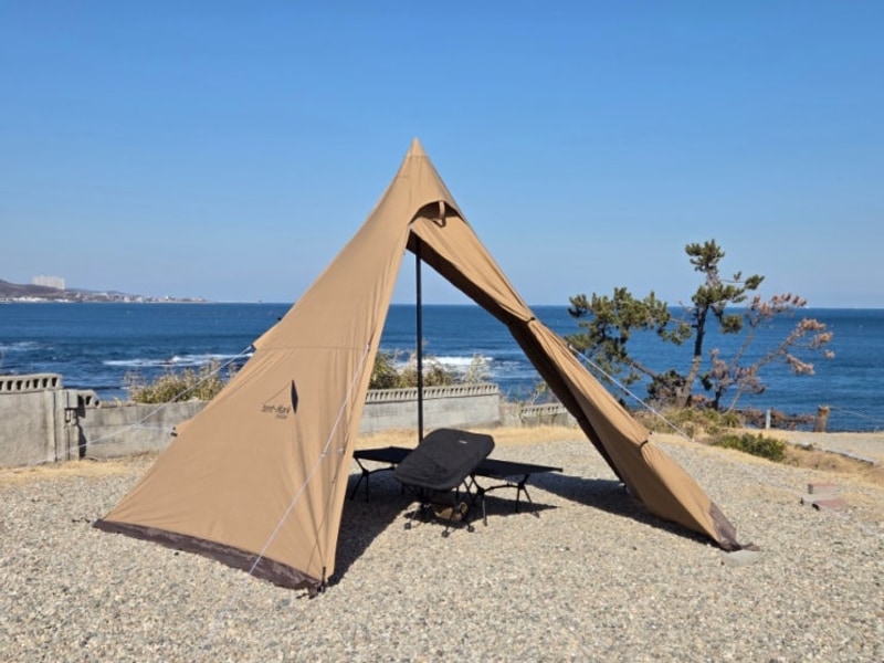 포항 백경오토캠핑장 솔캠(ft.서커스tc플러스)