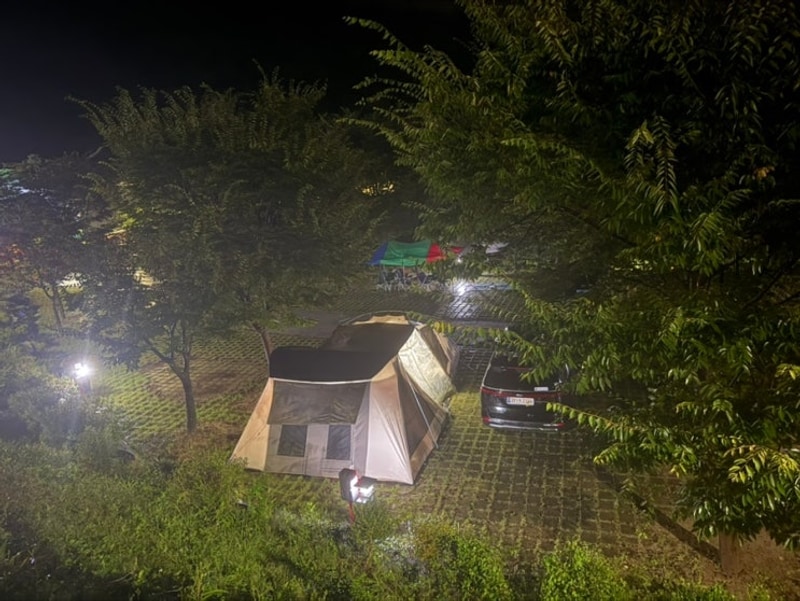 430.청도자연휴양림 시부모님과 새로산텐트 듀랑고 R2 쳐보기캠