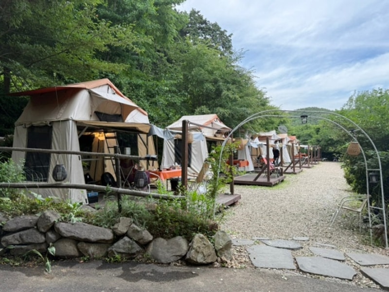 [창원/마산/진동/캠핑장/글램핑장] 돌담캠핑장&글램핑