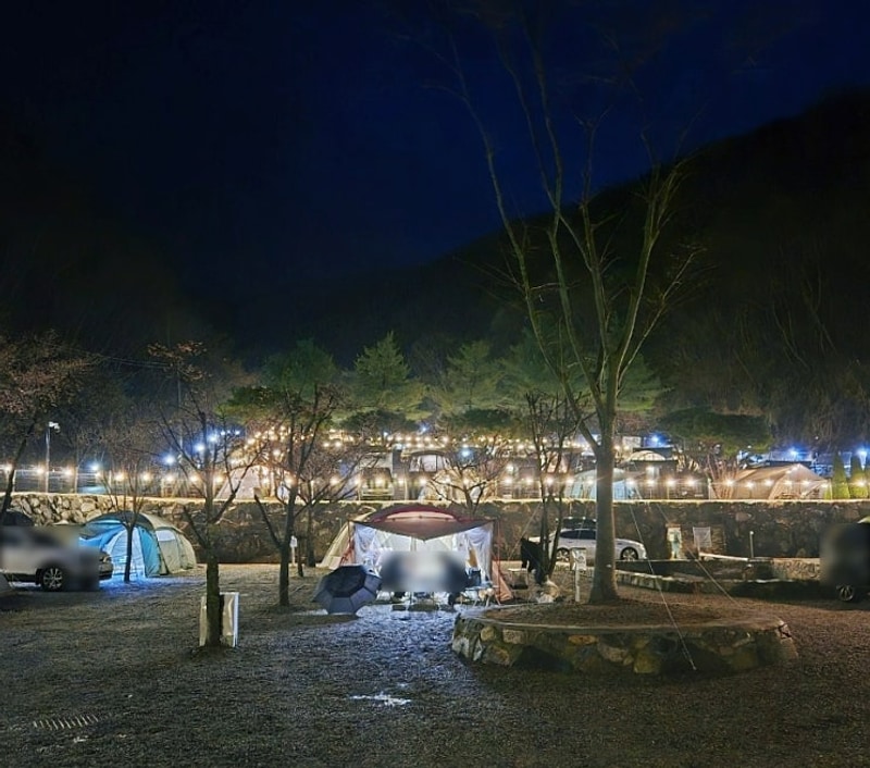 천안 캠핑장 아우내관광농원캠핑장 프리미엄 A3 우중캠 f....
