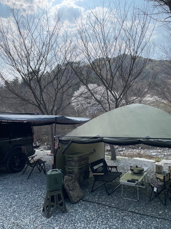 전북 완주 운주면 로뎀하우스 벚꽃 캠핑장 키즈캠핑장추천...