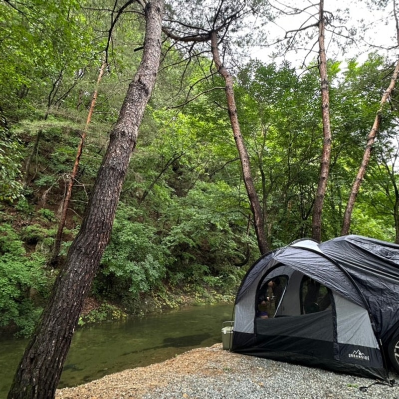 강원도 홍천 캠핑장 추천"서석캠핑장"계곡뷰 자연 속 힐링...