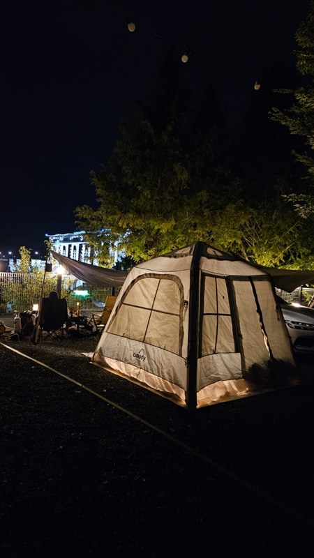 연천 강변나루캠핑장 10.7~9 2박 명당자리