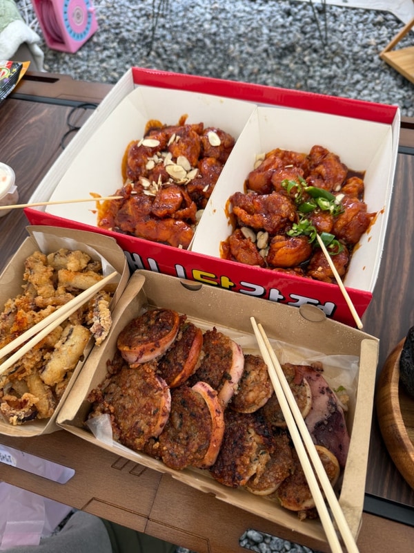 캠핑 (하슬라캠핑장, A1사이트, 폴라리스P1 TPU, 강릉맛집...