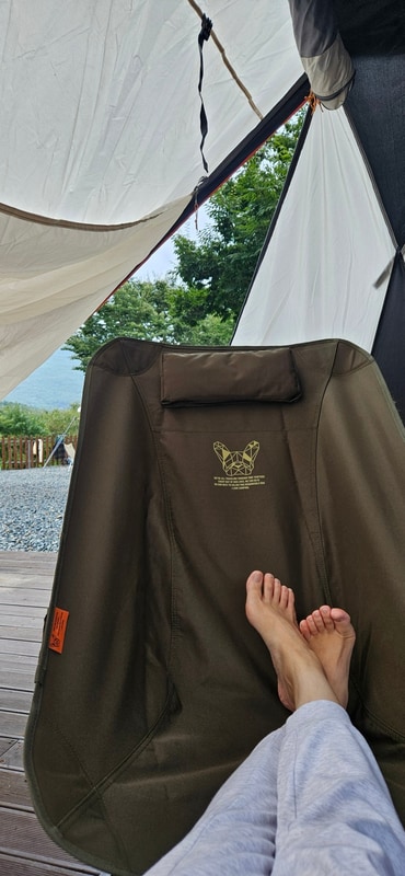 [청도힐링오토캠핑장] 캠린이들의 세번째 캠핑 (C동 C-01 데크존)