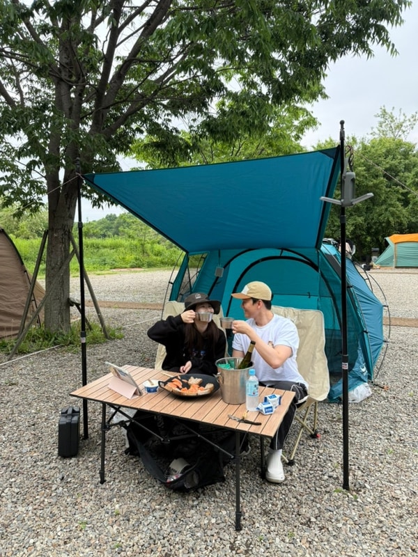 5월의 첫 캠핑⛺️| (화성 남양읍 캠핑장 “은빛초원캠핑장“)
