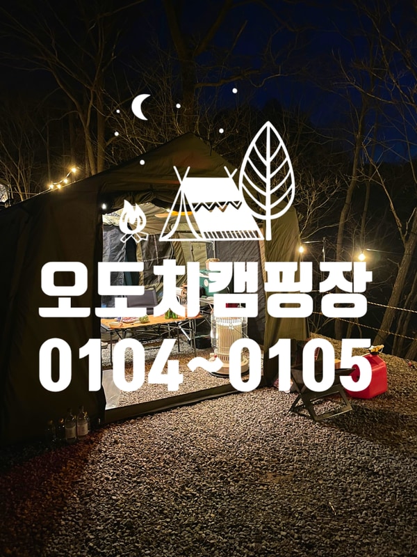 [홍천] 오도치캠핑장 (25.01.04~05)