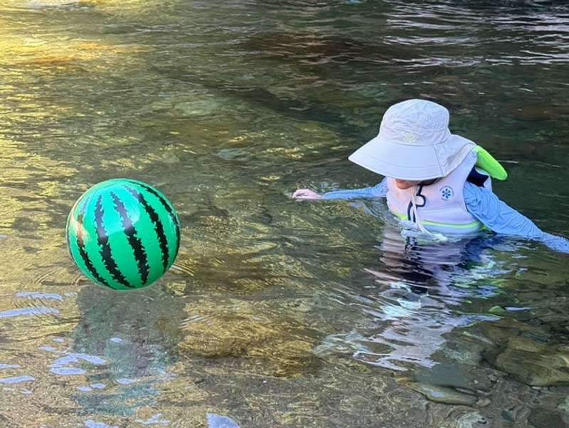 경북 봉화 청옥야영장 캠핑 계곡 물놀이