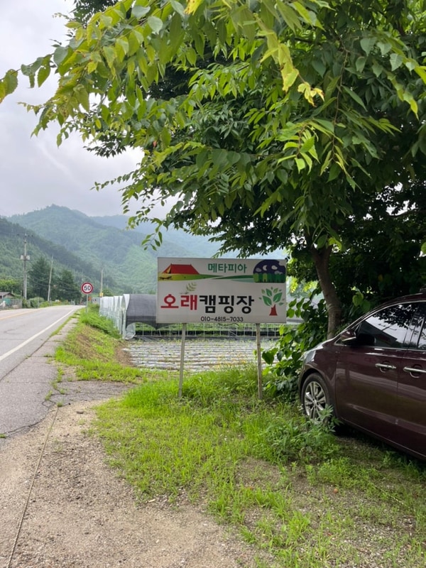 가평 메타피아오래캠핑장 계곡 캠핑장 A12