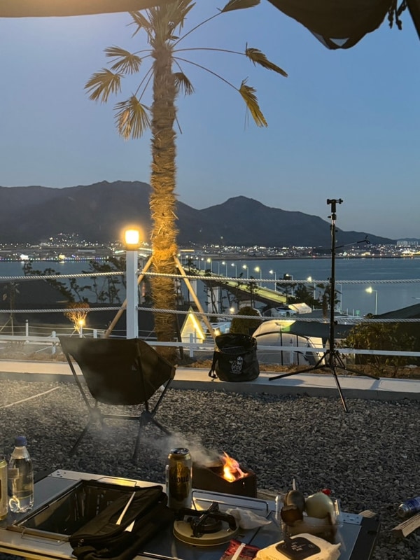 [경남/사천] 새해맞이 에이디디캠핑장 A4 사이트 기록