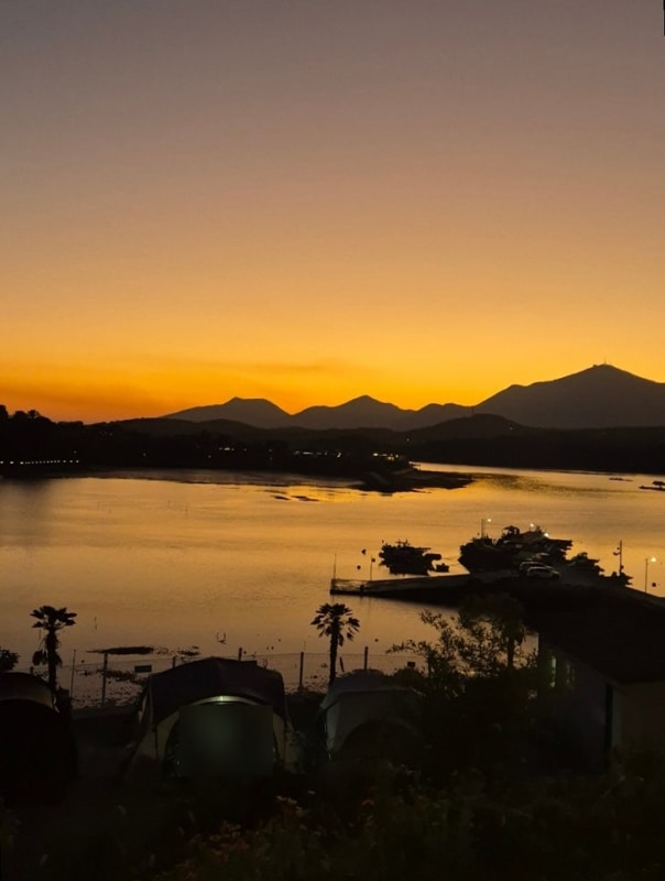 사계절 미온수 수영장이 있는 경남 사천 서포 호두마루 글램핑...