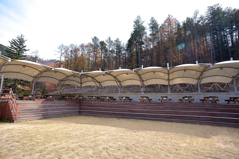 옥화 자연휴양림 국민여가캠핑장 시설 사진 1