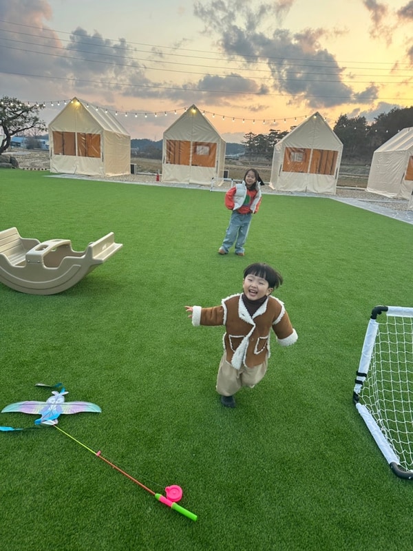 담양 캠핑식당. 소담 캠프닉. 아이들과 함께 좋은시간....