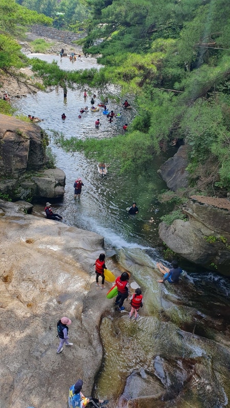 춘천명동우미닭갈비와 홍천 용오름캠핑장