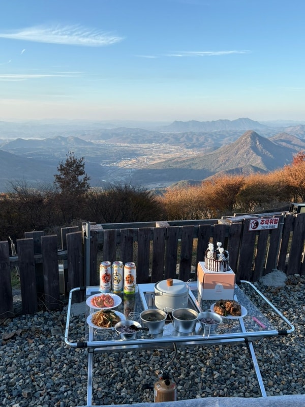 군위 하늘의 별많은 캠핑장... 너무이쁜 하늘구니캠핑장 명당...