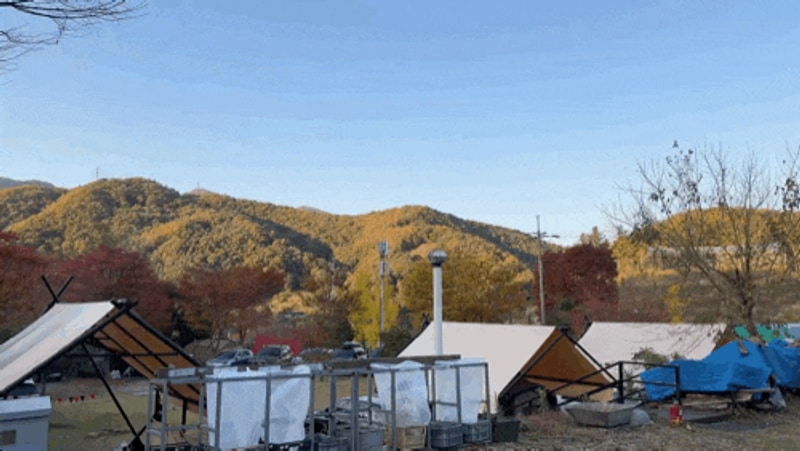 양평캠핑장 타프존 있는 노산팔경캠핑장, 파쇄석7 사이트까지...