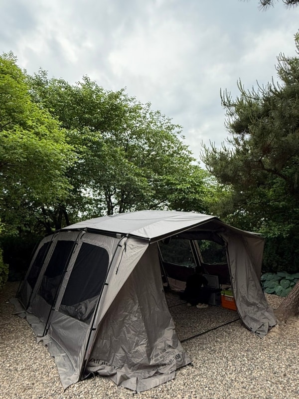 [캠핑] 파이브이모션 관광농원 / A4 두가족 사이트/수원 근처...