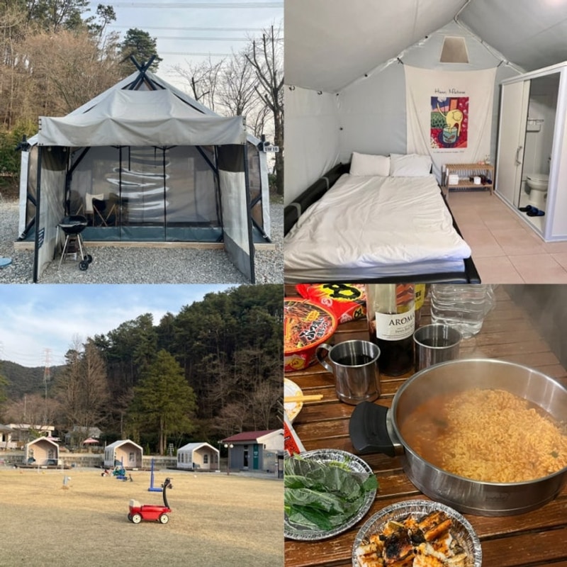 전남 장성 글램핑 슬로우위켄드 준비물 장단점 후기