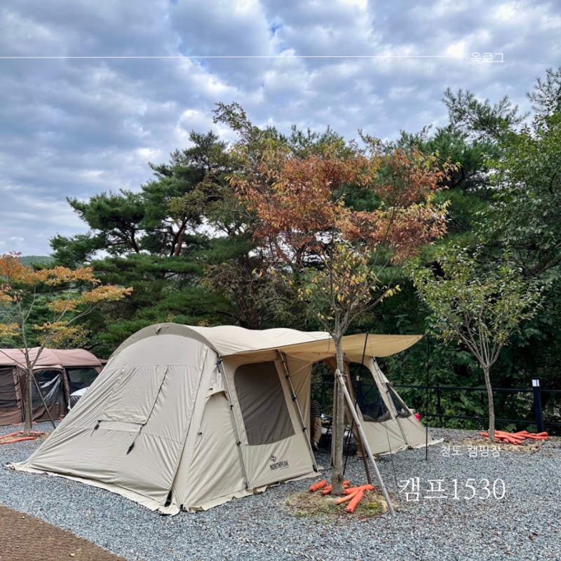 청도 오토캠핑장 키즈캠핑장 캠프1530 E사이트 이용 후기