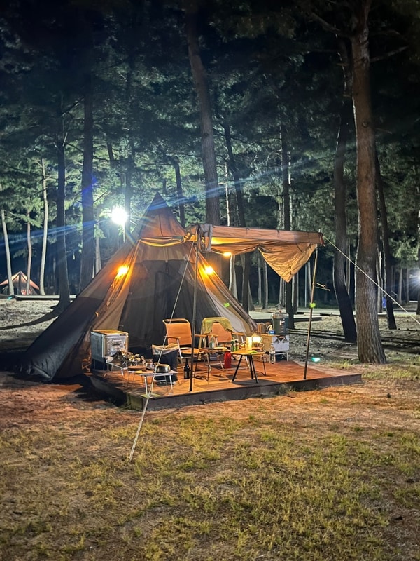 [양양 북분솔밭캠핑장 2일차] 동해막국수 - 솔올미술관...