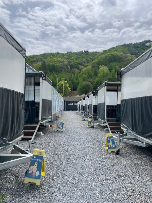 강원도 원주키즈캠핑장 수영장 이지캠핑존