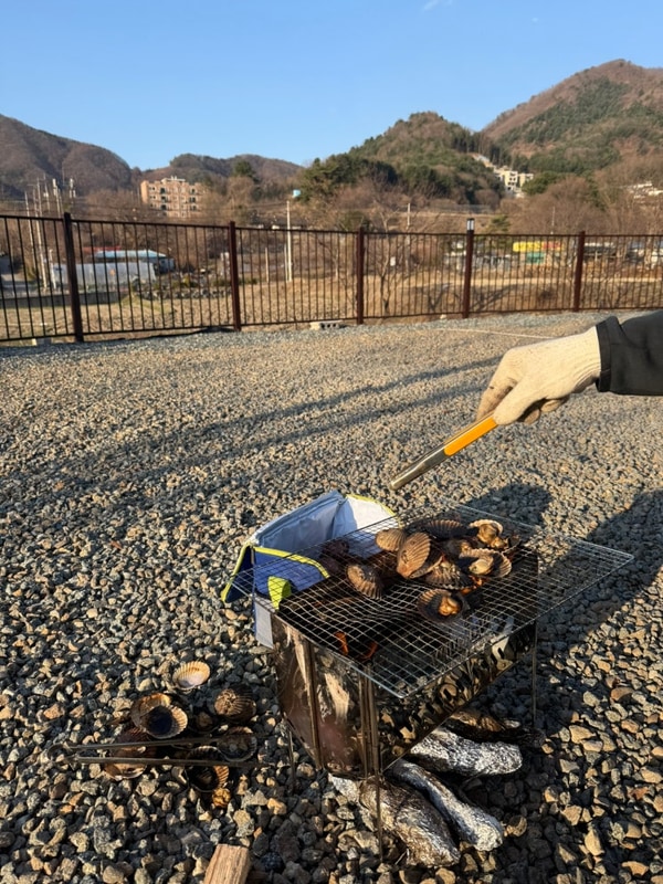 양평힐링계곡 오토캠핑장 당일치기 캠핑 D2자리 (생물 가리비...