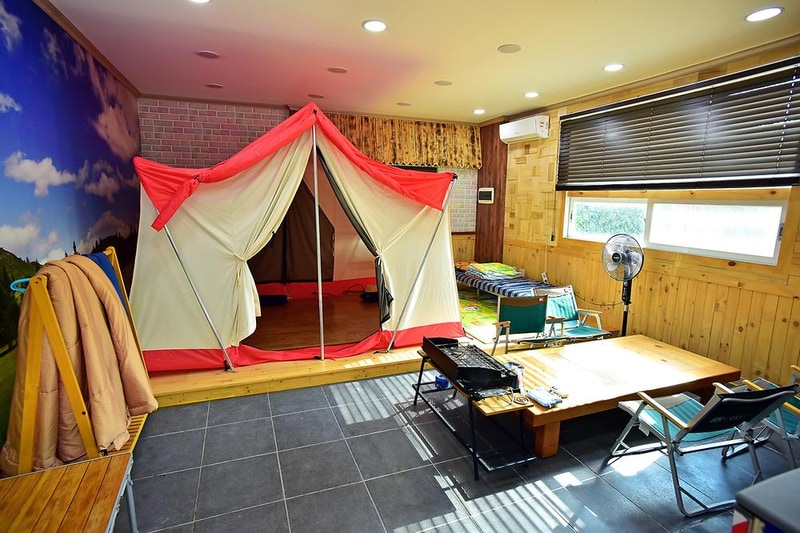 한실관광농원 야영장 시설 사진 1