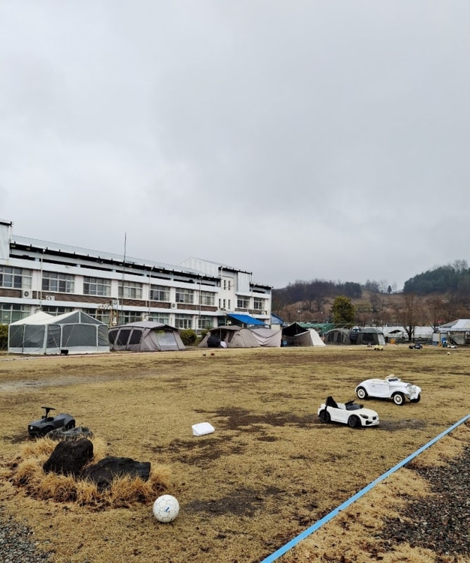 2025년 4월4일~6일 연천 아띠캠핑장으로 캠핑다녀왔어요.