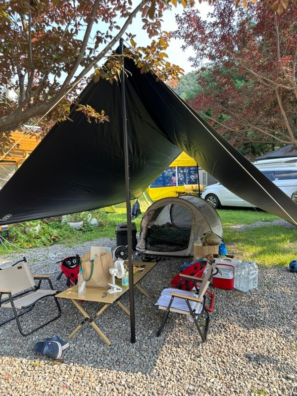 [가평/유명산 들꽃여울캠핑장] 우당탕탕 소소핑네 첫 캠핑 후기