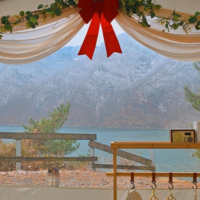 제천 마린힐캠핑장 명당 5번 사이트 후기, 애견동반...