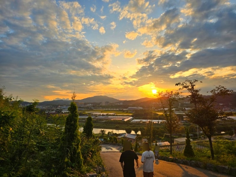 용인캠핑장::비와도 걱정 없는 타프존 에버오토캠핑장C사이트...