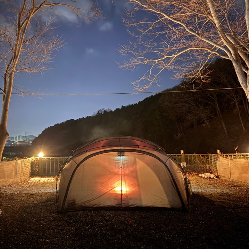 라포레캠핑장 | 32번째 캠핑... 충남 아산 개별 울타리 애견 전용...
