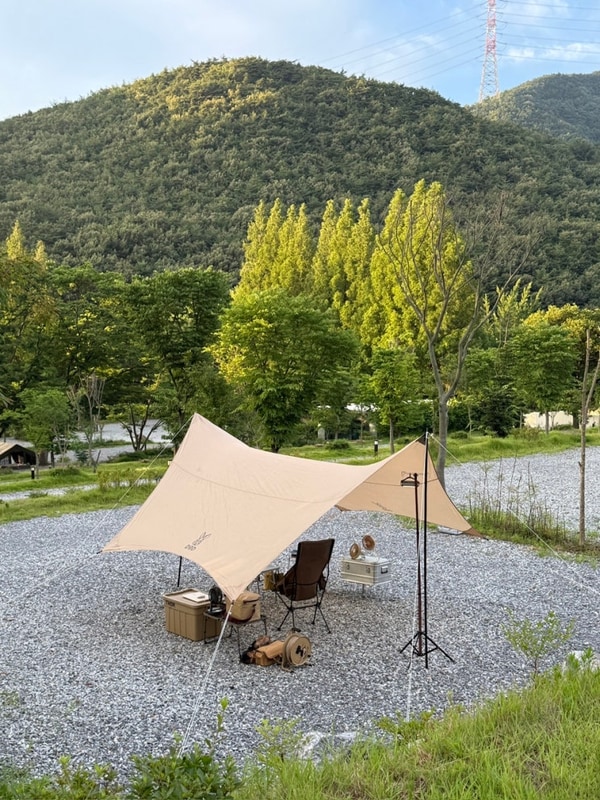 피톤치드 가득한, 충남 예산 '스노우라인 캠핑빌리지'