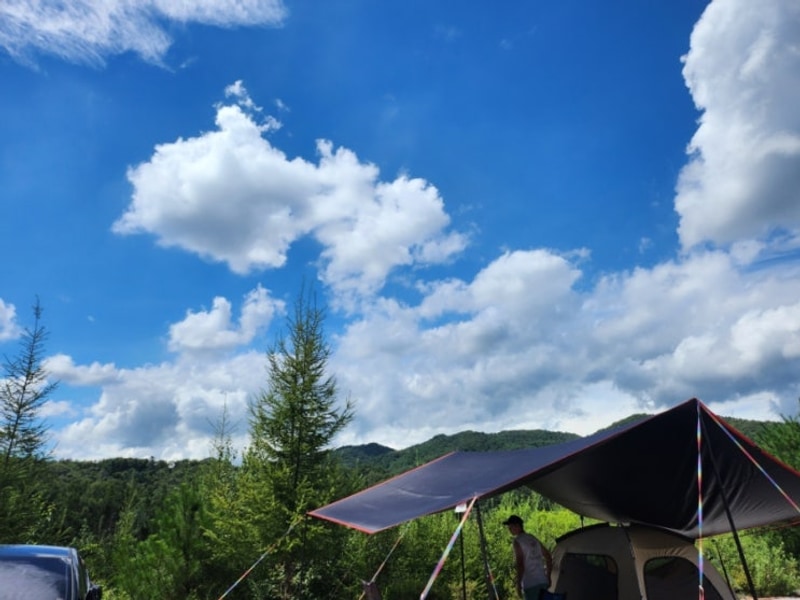 경기도 아이랑 가기 좋은 포천 아롱별 캠핑장 수영장 방문기...